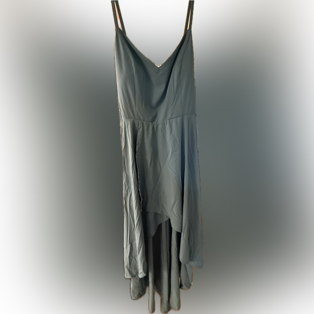 HALARA Gray High Low Women's Dress